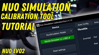 NUO Simulation EVO2 Pedale kalibrieren  Deep Tutorial [upl. by Ahsier]