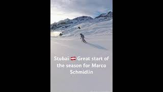 Stubai 🇦🇹 Great start of the season for Marco Schmidlin [upl. by Ong]