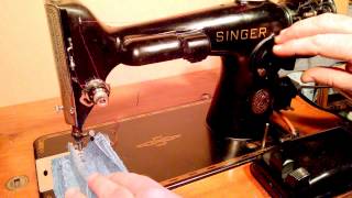 Rewired and Serviced Strong Vintage 1941 Singer 2012 Sewing Machine AF887708 [upl. by Audra522]