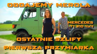 Ruszamy z budową kontenera mieszkalnego Pierwsza przymiarka ścian do mercedesa kaczki 4x4 [upl. by Amando806]