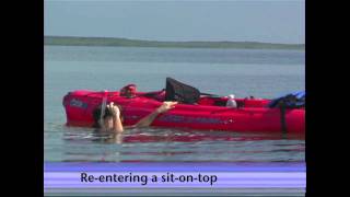 How to Reenter a Kayak from the Water [upl. by Joh]