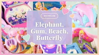 ✨SHOWCASE✨ Polly Pocket Gumball Candy Cutie Elephant Adventure Backyard Butterfly Dolphin Beach [upl. by Caritta383]