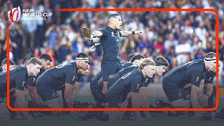 New Zealands incredible Haka lays down the challenge to Namibia  Rugby World Cup 2023 [upl. by Dunlavy]