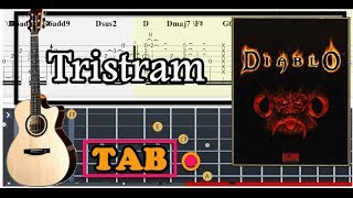 Guitar Tab  Tristram Diablo OST Fingerstyle Tutorial Sheet Lesson Anp [upl. by Odnesor447]