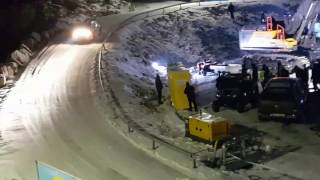 Rally Sweden 2017 SS 8 Torsby 1  interviews with Ogier Tanak and Sordo [upl. by Nodal662]