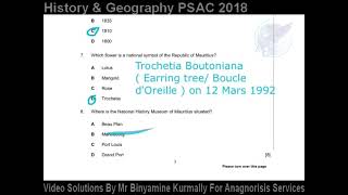 Question 1 MCQ 8 PSAC 2018 [upl. by Norel]