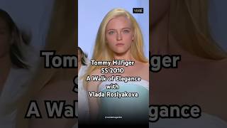 Elegance in Motion Vlada Roslyakovas Unforgettable Walk for Tommy Hilfiger 2010 SS Fashion Show [upl. by Palmira]