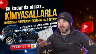 İCRALIK ARAÇLARIN ŞASE NUMARALARINA ASİT DÖKEREKBAŞKA ARAÇLARLARLA CHANGE DEĞİŞTİRİYORLAR [upl. by Fidelia]