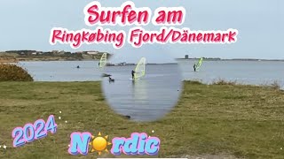 🇩🇰Dänemark❤️Surfen am Ringkøbing Fjord 🇩🇰❤️danmark travel video [upl. by Ydnil]