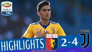 Genoa  Juventus 24  Highlights  Giornata 2  Serie A TIM 201718 [upl. by Tnilc424]