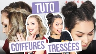 TUTO  COIFFURES AVEC DES TRESSES  CONCOURS avec The Doll Beauty et Sandrea26France [upl. by Eelir]