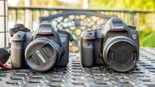 Canon 6D Vs 5D Mark III Hands On Review [upl. by Bortz]