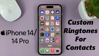 iPhone 1414 Pro How To Set Different Ringtones For Different Contacts [upl. by Gere722]