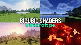 Bicubic Shaders para Minecraft PE 121 atualizada for all versions [upl. by Ressan]