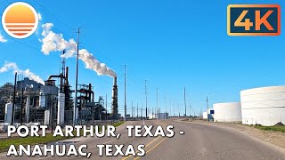 Port Arthur Texas to Anahuac Texas Drive with me [upl. by Adnuahsor]