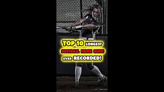 Top 10 Longest Softball Home Runs Ever Recorded [upl. by Itsirc501]