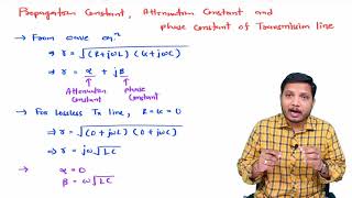 Propagation Constant Attention Constant and Phase Constant of Transmission Line [upl. by Goldi]