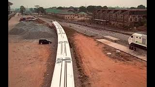 LAMATA TestRuns Lagos Red Line Rail Ahead Of Official Opening [upl. by Norad]