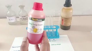 Acid Bases Indicator Test  Chemistry Demonstration  Grade 7  12  indicators [upl. by Anahsek]