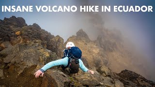 HIKING RUCU PICHINCHA VOLCANO IN QUITO ECUADOR [upl. by Idnarb]