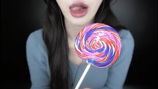 ASMR 포도맛 대왕 롤리팝 Grape flavor king lollipop [upl. by Hills795]