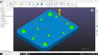 delcam tutorial  powermill 2d programming  powermill beginners tutorial  learn 9 [upl. by Aniluap808]