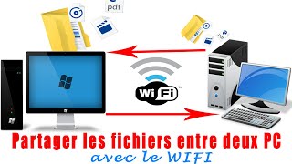 Comment mettre deux Pc en Réseau et Partager les fichiers via le WiFi [upl. by Akemyt]