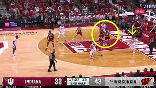 Film Session How Indiana allowed Wisconsins Max Klesmit to heat up in the second half [upl. by Bowne817]