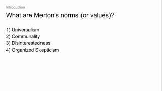 What are Mertons norms [upl. by Ymarej]