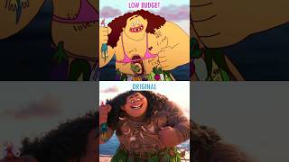 Moana 2 🌊 Original vs Low Budget animation short funny moana2animatiomeme [upl. by Emina505]