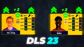 DLS 23  BIGGEST RATING UPGRADES IN DLS 2022  Dream League Soccer 2022 [upl. by Rosemary140]