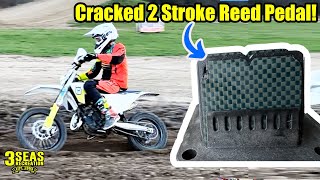 2Stroke Dirt Bike Cracked Reed Pedal Is your bike starting hard [upl. by Ultun]