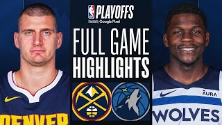 2 NUGGETS at 3 TIMBERWOLVES  FULL GAME 6 HIGHLIGHTS  May 16 2024 [upl. by Adnohsor]