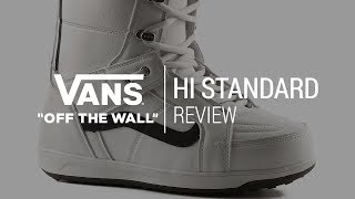 Vans Hi Standard 2018 Snowboard Boot Review  Tactics [upl. by Luapnhoj]