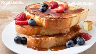 Easy Eggless French Toast Recipe [upl. by Ydarg953]