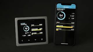 SIMARINE Pico screen and Smartphone app in Unison Batteries Tanks Temperatures [upl. by Eniladam945]