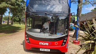 Morebus 2016 Alexander Dennis Enviro 400 MMC HF66 CGE on the 35 to Wareham Forest [upl. by Harmony969]