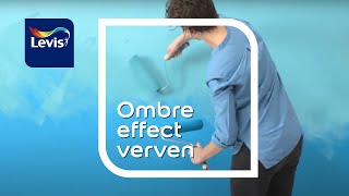 Het ombre effect op een muur verven  Levis Lets Colour [upl. by Bondie]