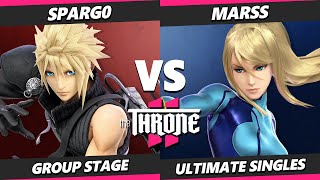 The Throne 2  Spargo Cloud Vs Marss ZSS Snake Smash Ultimate  SSBU [upl. by Fachini]