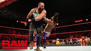 Braun Strowman amp Finn Bálor vs Kevin Owens amp Jinder Mahal Raw Aug 13 2018 [upl. by Ahseer]