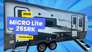 Brand New 2025 Microlite 25SRK  Lightweight Rear Kitchen Mid Bath Couples Coach  Mini Lite 2515S [upl. by Hoisch318]