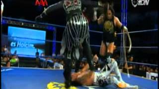 Electroshock Heavy Metal Jack Evans vs Chessman Parka Negra Texano Jr [upl. by Jessa]