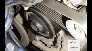 How to replace drive belt or serpentine belt Toyota Corolla VVTi engine Years 20002009 [upl. by Olive]