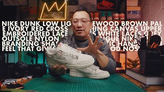 The Nike Dunk Low Light Orewood Shashiko and the five details that I really like  Sneaker Review [upl. by Kellia]