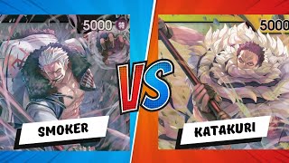 OP85 Store Tournament Round 1 Smoker vs Katakuri One Piece Trading Card Game [upl. by Ativ817]