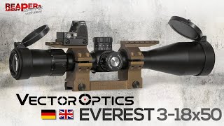 Review VectorOptics EVEREST Gen2  318x50 SFP SCOL06II ZielfernrohrScope  DE [upl. by Bannasch885]