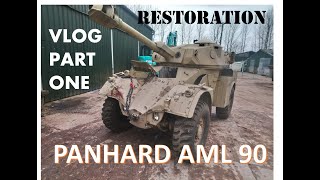 Restoration of a Panhard AML90 part 1 [upl. by Alyac188]