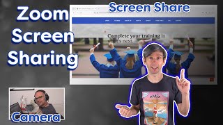 How to add a Zoom camera AND screen share into a vMix production [upl. by Annissa]