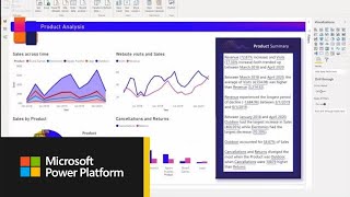 How to use smart narrative with Power BI [upl. by Rodmun429]