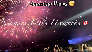 2024 Niagara Falls Fireworks  Full Show  Beautiful Fireworks At Niagara Falls ONTARIO CANADA 🍁 [upl. by Lebasiram54]